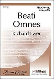 Beati Omnes SSA choral sheet music cover Thumbnail